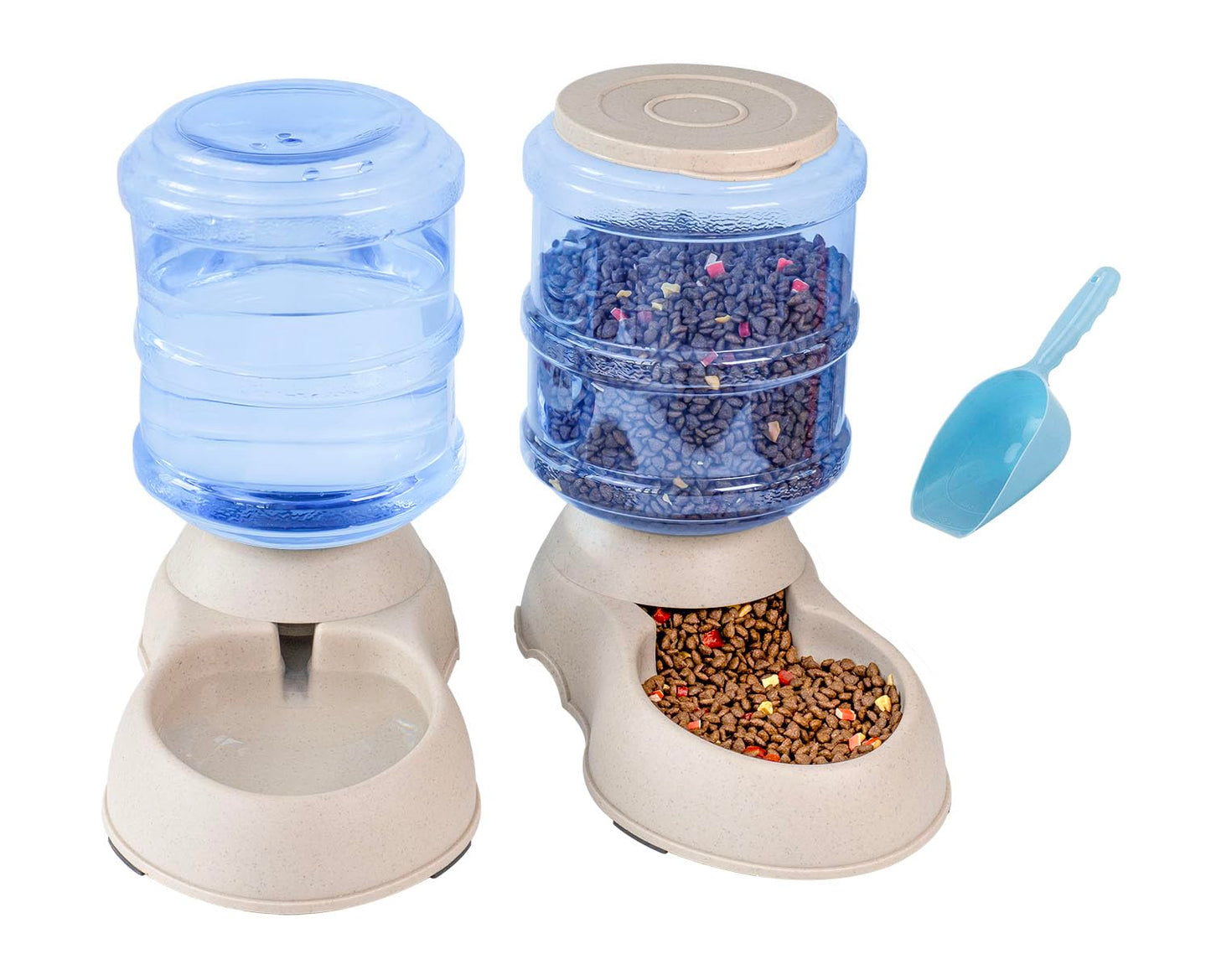 Interactive Dog & Cat Food Puzzle Toy - Treat Boredom Dispensing Slow Feeder - Anxiety IQ Training in Smart Feeding and Adjustable Height for Small/Medium Dogs