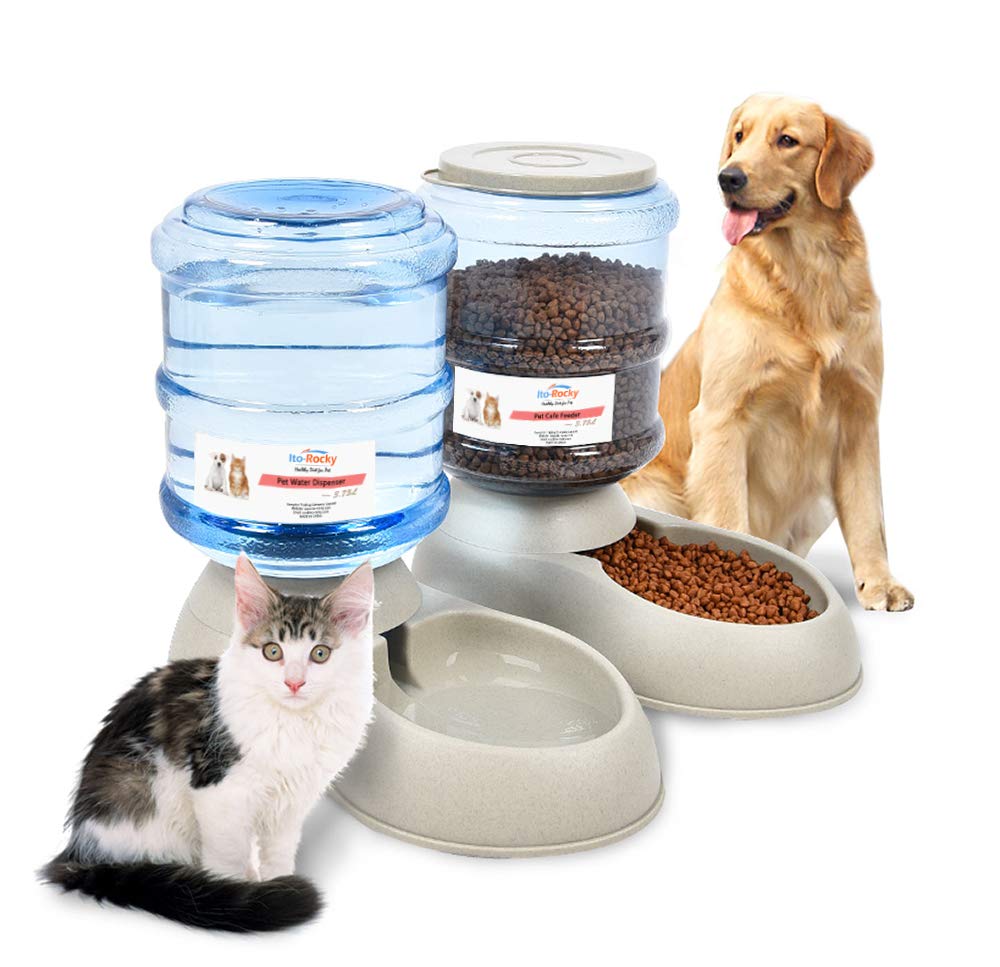 Interactive Dog & Cat Food Puzzle Toy - Treat Boredom Dispensing Slow Feeder - Anxiety IQ Training in Smart Feeding and Adjustable Height for Small/Medium Dogs