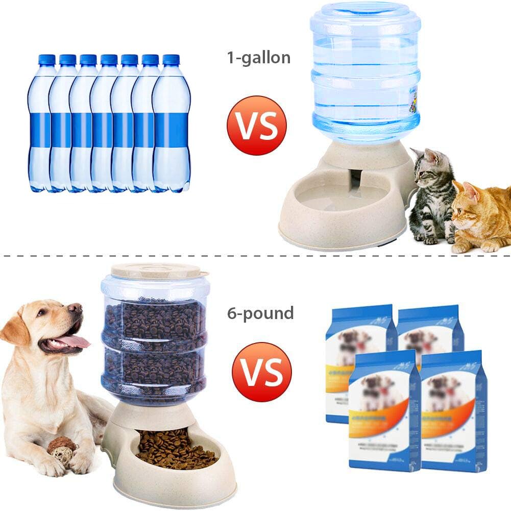 Interactive Dog & Cat Food Puzzle Toy - Treat Boredom Dispensing Slow Feeder - Anxiety IQ Training in Smart Feeding and Adjustable Height for Small/Medium Dogs