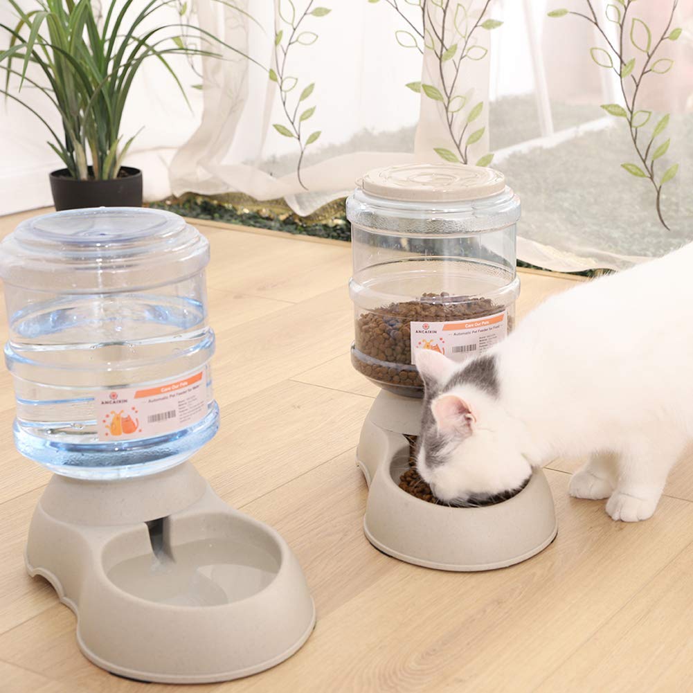 Interactive Dog & Cat Food Puzzle Toy - Treat Boredom Dispensing Slow Feeder - Anxiety IQ Training in Smart Feeding and Adjustable Height for Small/Medium Dogs